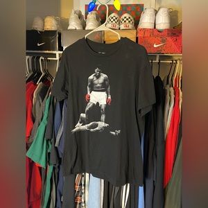 Black Muhammad Ali Graphic Shirt